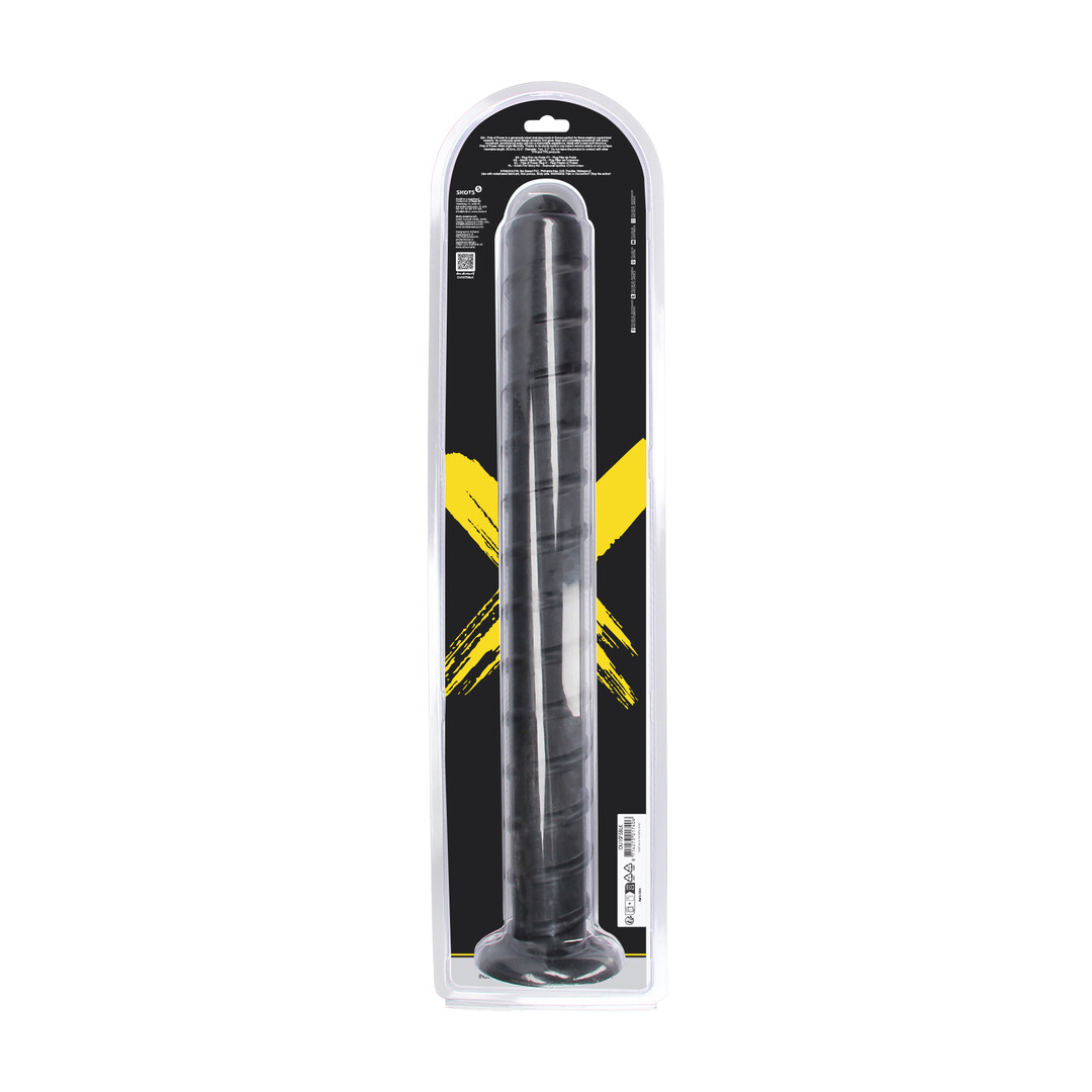 Ouch! by shots Pole of Power - Anal Plug - 56,5 cm - Black (8714273017406)