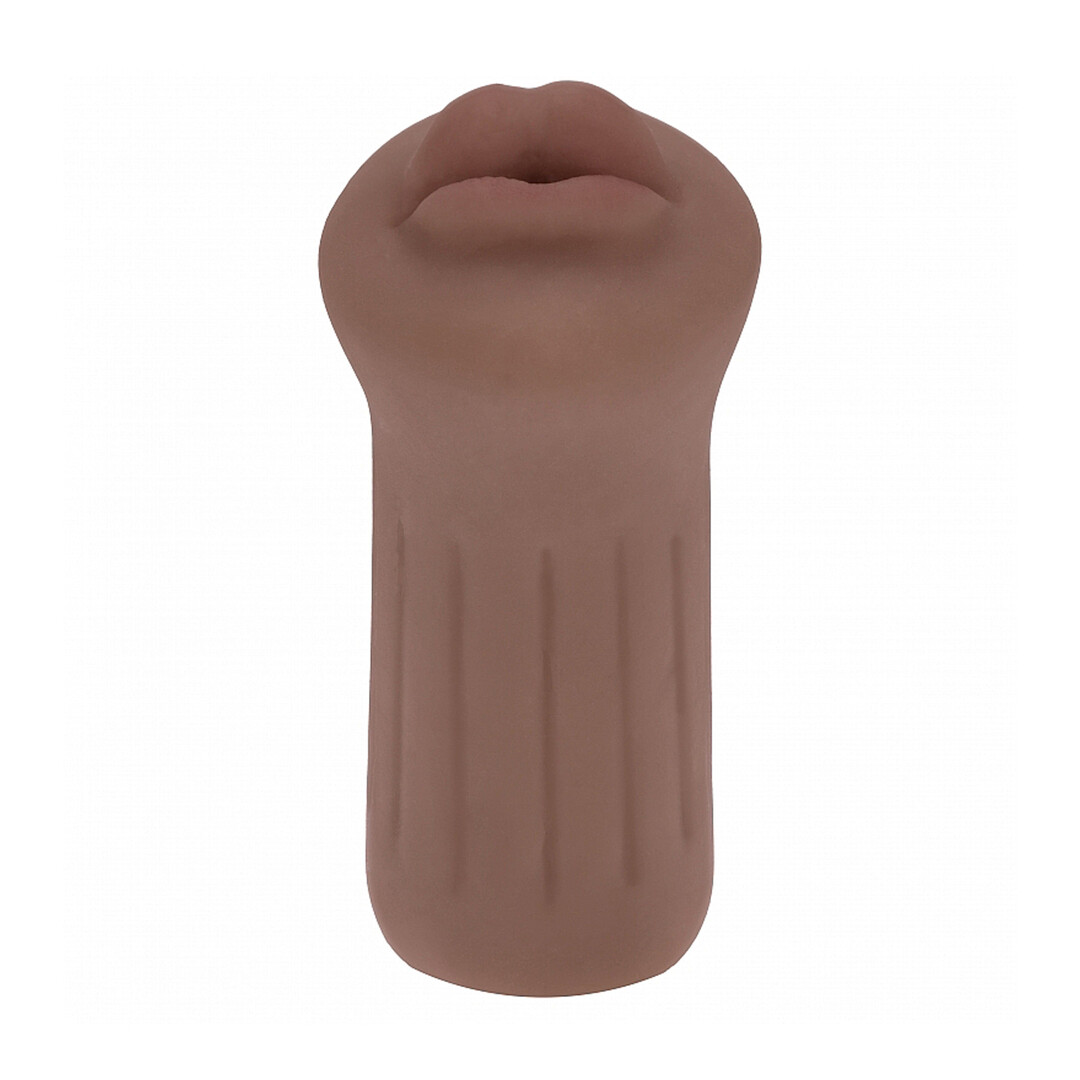 Xkin by shots Raw - The Grip - TPE Kleine Masturbator - 137g - Bruin (8714273028709)