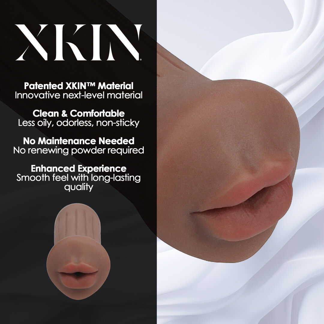 Xkin by shots Raw - The Grip - TPE Kleine Masturbator - 137g - Bruin (8714273028709)
