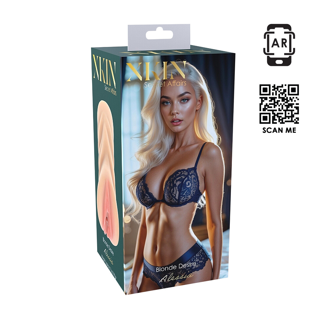 Xkin by shots Secret Affairs - Blonde Desire Alessia - TPE Medium Masturbator - 199g - Vlees (8714273028686)