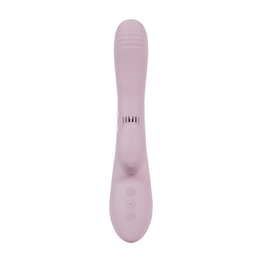 Vive by shots Andria - G-Spot Vibrerende en Tik Clit Stimulator met LED - Roze (8714273030061)