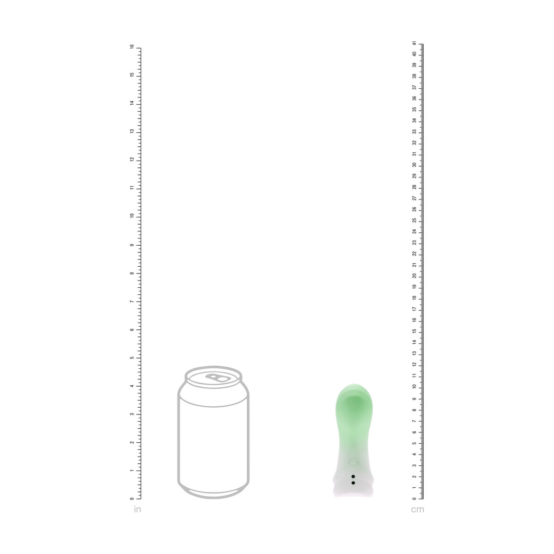 Loveline by shots Zachte Vinger Vibrator - Misty Green (8714273021335)