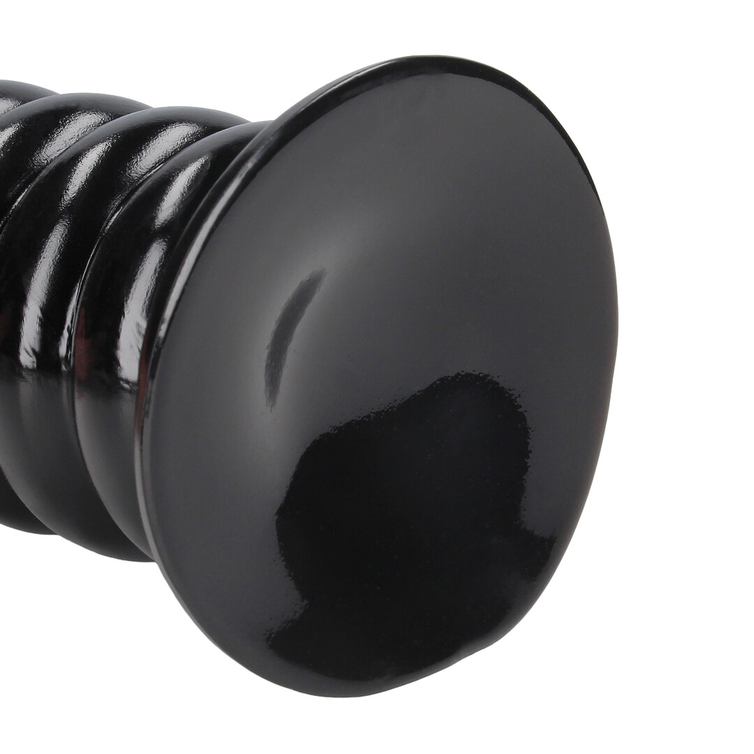 Ouch! by shots Spiral Force - Anal Plug - 23,5 cm - Black (8714273017468)
