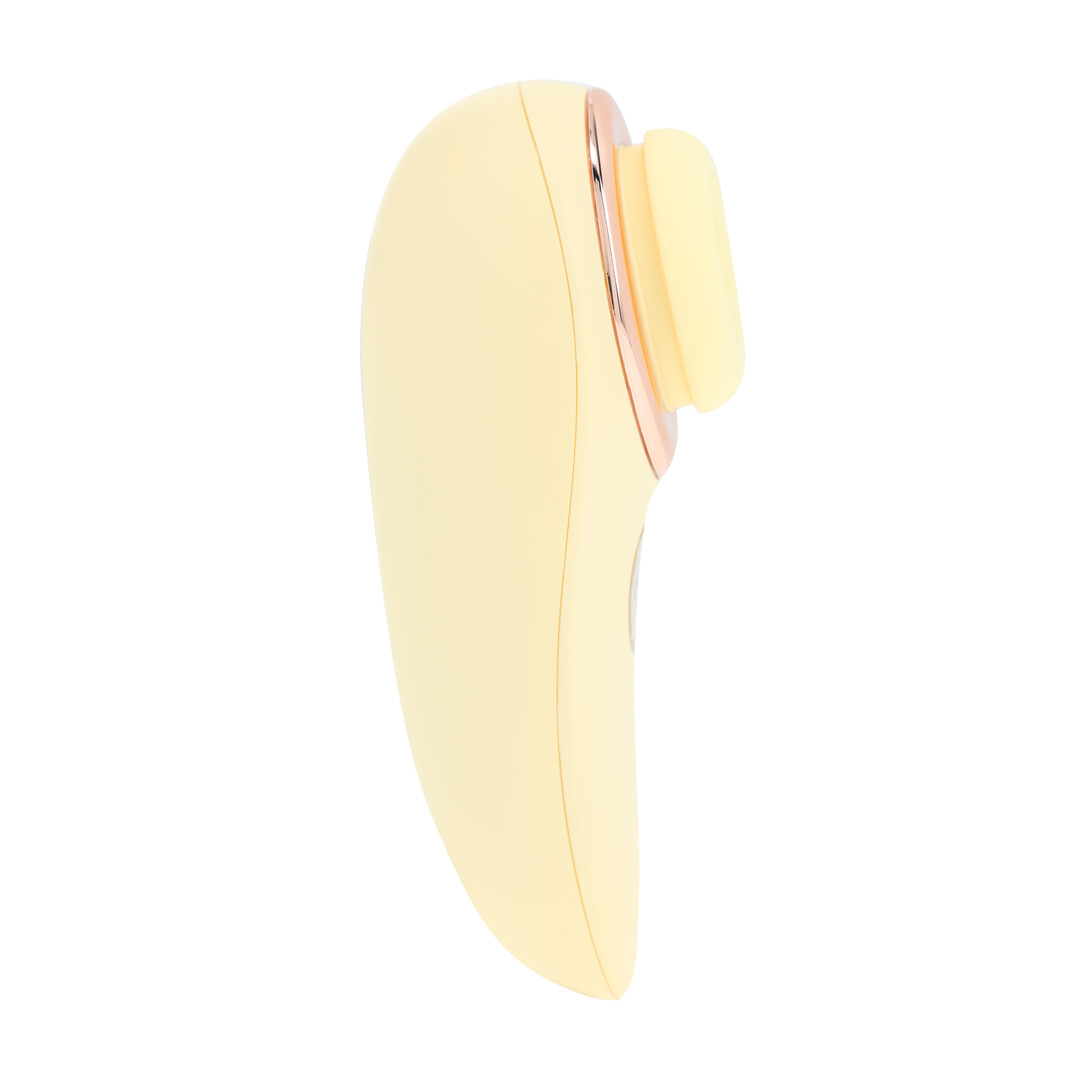 Loveline by shots Aurie - AirTap Vibrator met Twee Hoofdaccessoires - Geel (8714273059741)