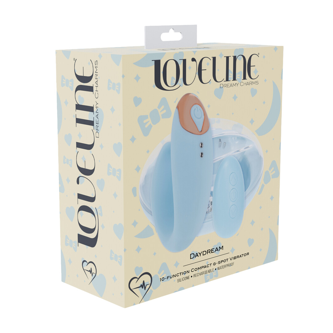 Loveline by shots Daydream - Compact G-Spot Vibrator met Afstandsbediening - Blauw (8714273059697)