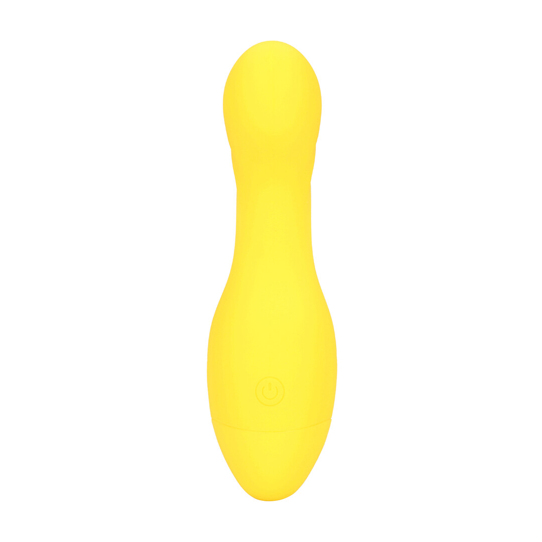 Loveline by shots Mini Gebogen Tip Vibrator - Flirty Banana (8714273024725)