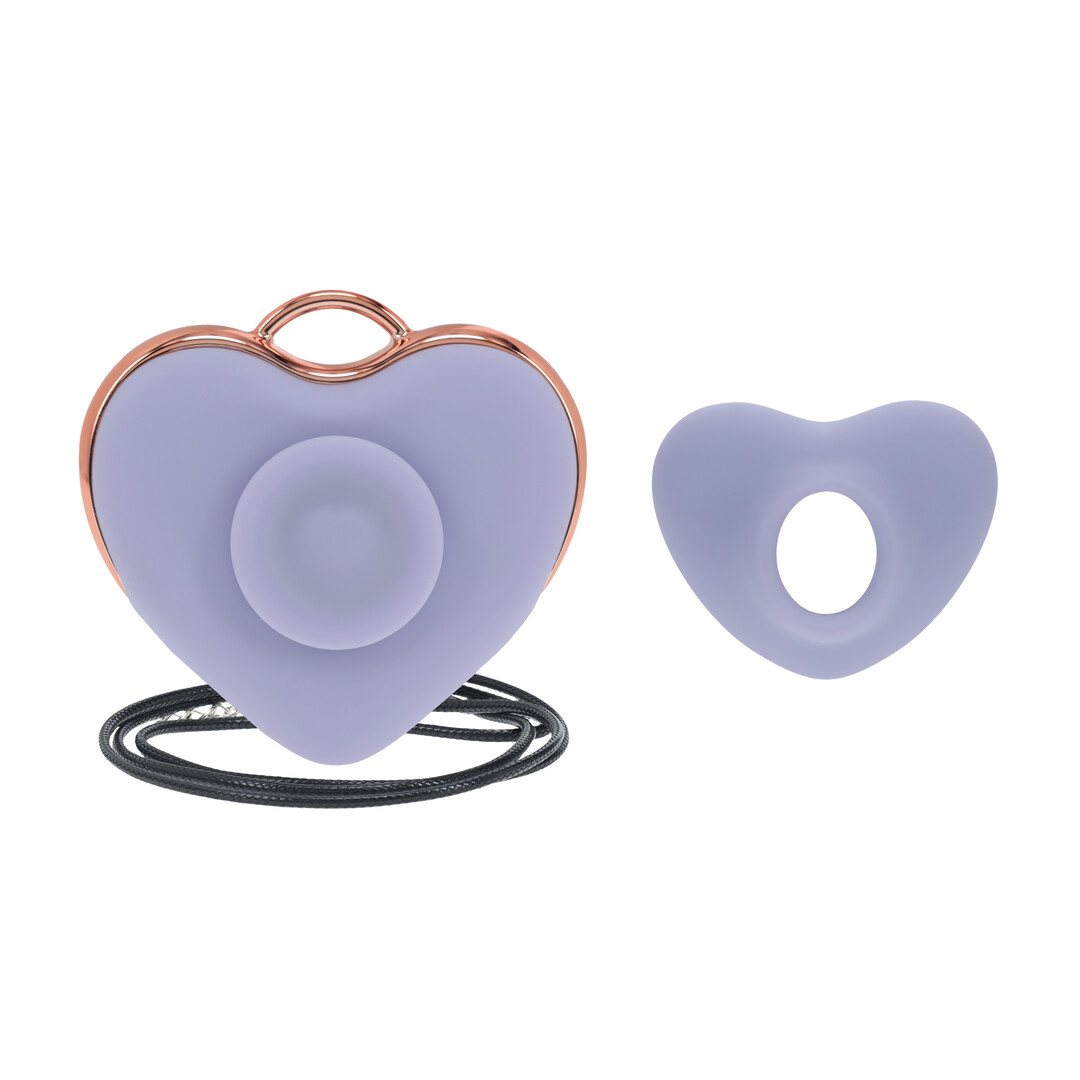 Loveline by shots Luvie - Hartvormige AirTap Vibrator - Lavendel (8714273059802)