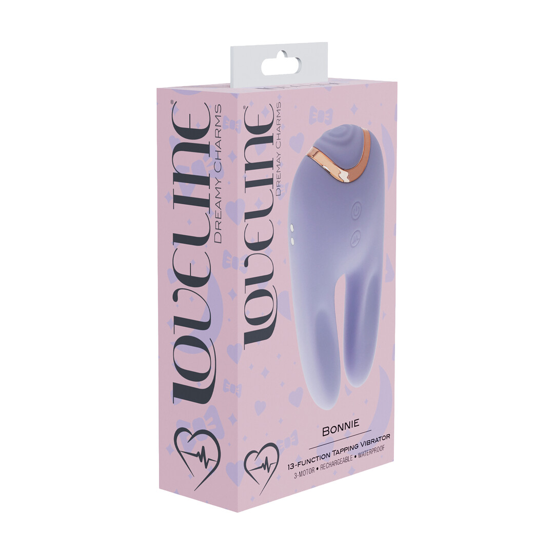 Loveline by shots Bonnie - Dubbelzijdige Tapping Vibrator - Lavendel (8714273059765)