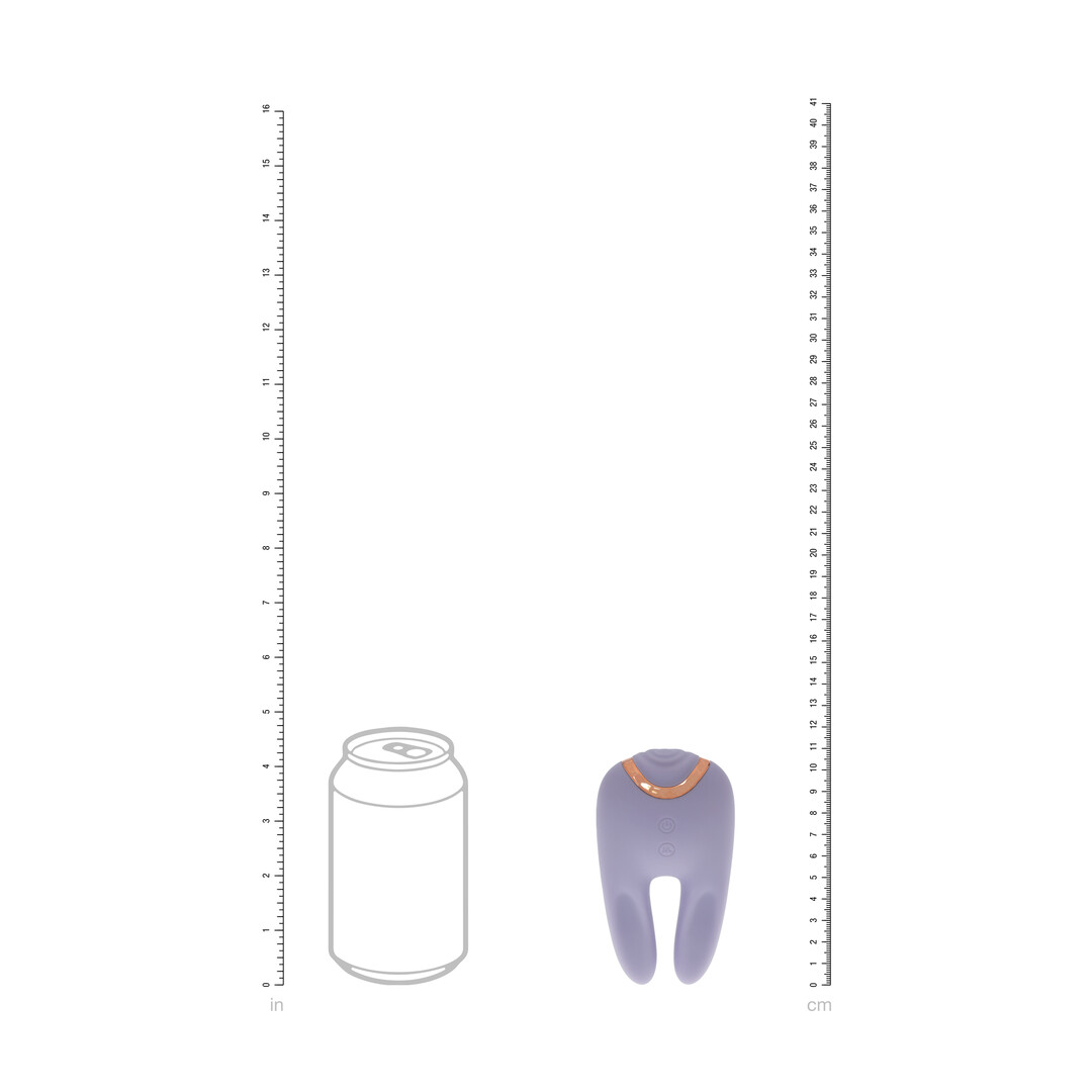 Loveline by shots Bonnie - Dubbelzijdige Tapping Vibrator - Lavendel (8714273059765)