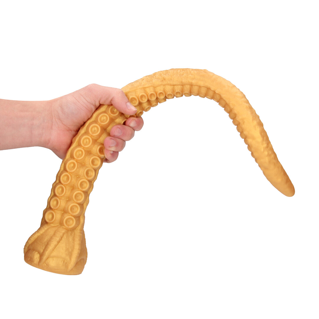 Ouch! by shots Tentacle Tyrant - Anal Snake - 21.7 / 55 cm - Golden (8714273024411)