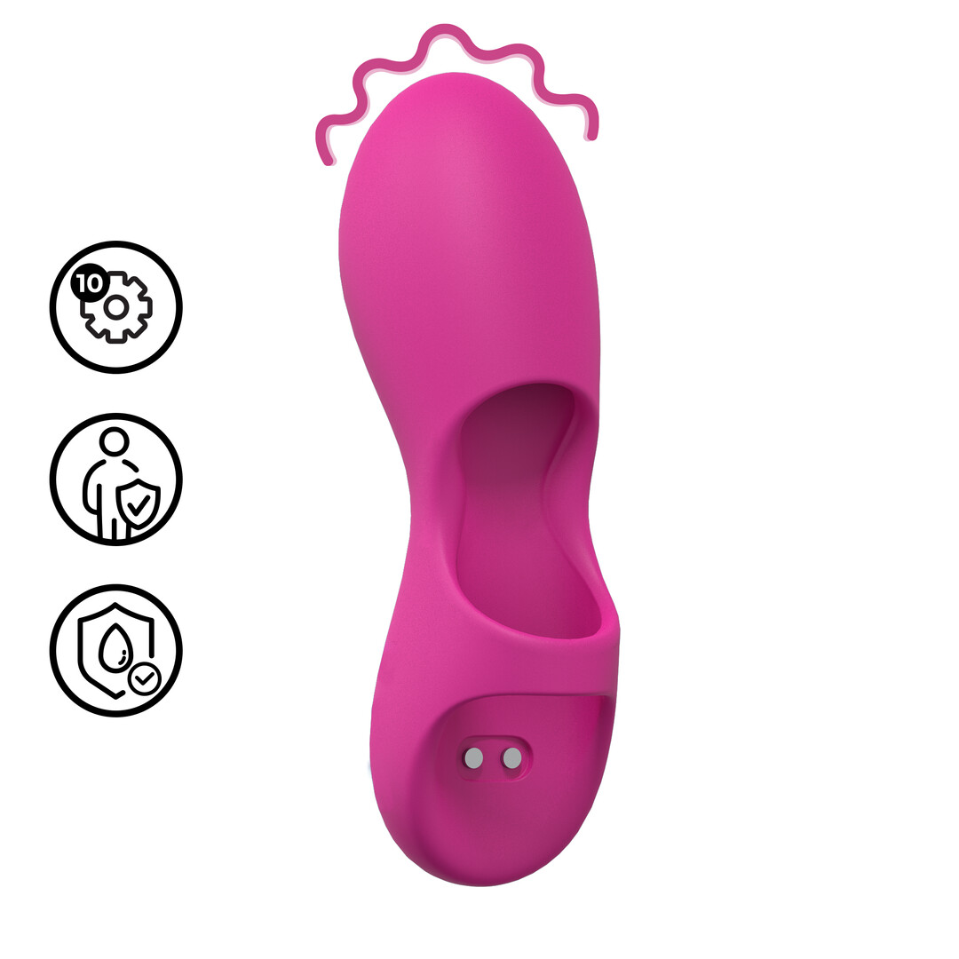 Loveline by shots Mini Vinger Vibrator - Roze (8714273021427)