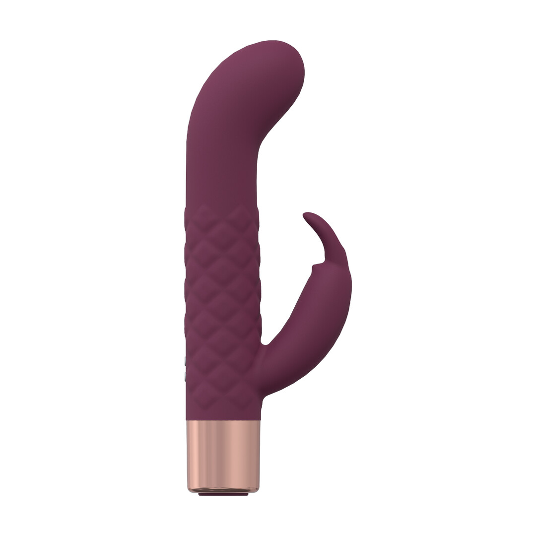Loveline by shots Mini Konijnen Vibrator - Bordeauxtint (8714273021441)