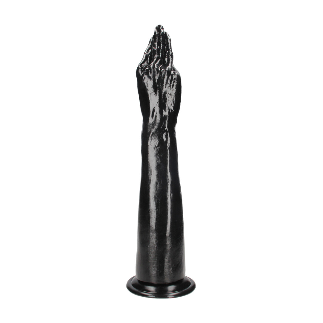 Ouch! by shots Helping Hand - Hand with Forearm Dildo - 38 cm - Black (8714273017376)