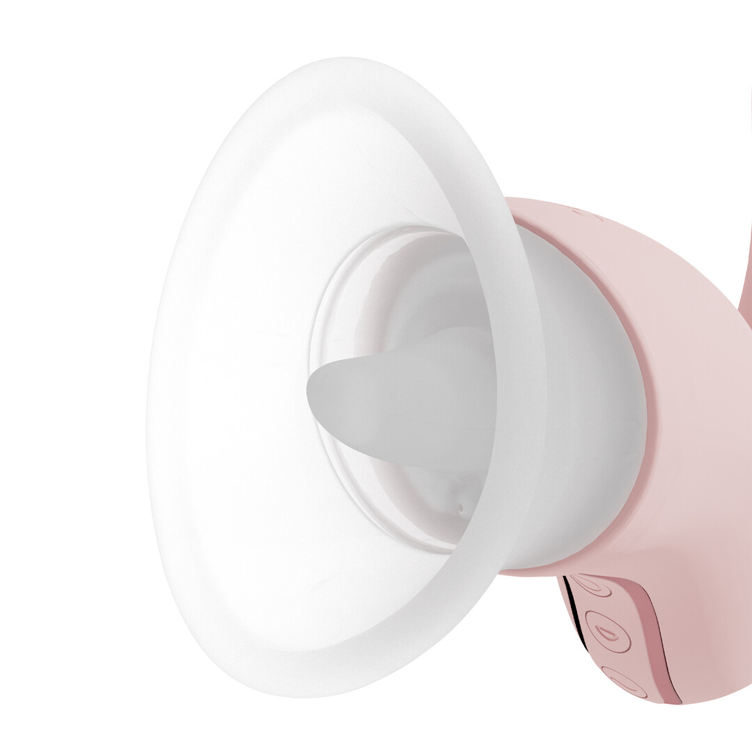 Vive by shots CallaLily - G-Spot Tap Vulva Borstzuiger en Tong Stimulator - Roze (8714273030092)