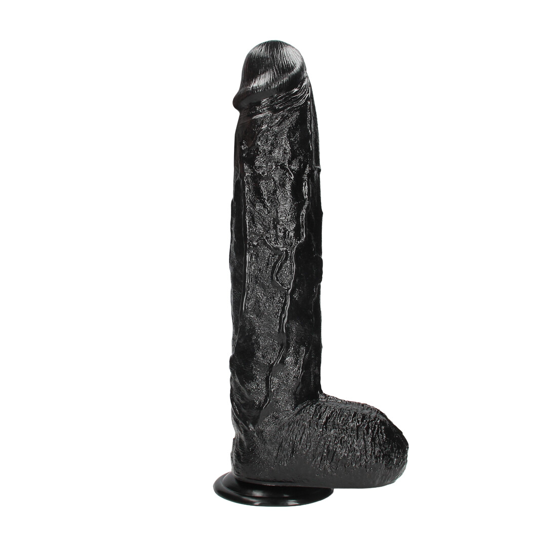 Ouch! by shots Realistic Giant - Realistic Dildo - 32 cm - Black (8714273017505)