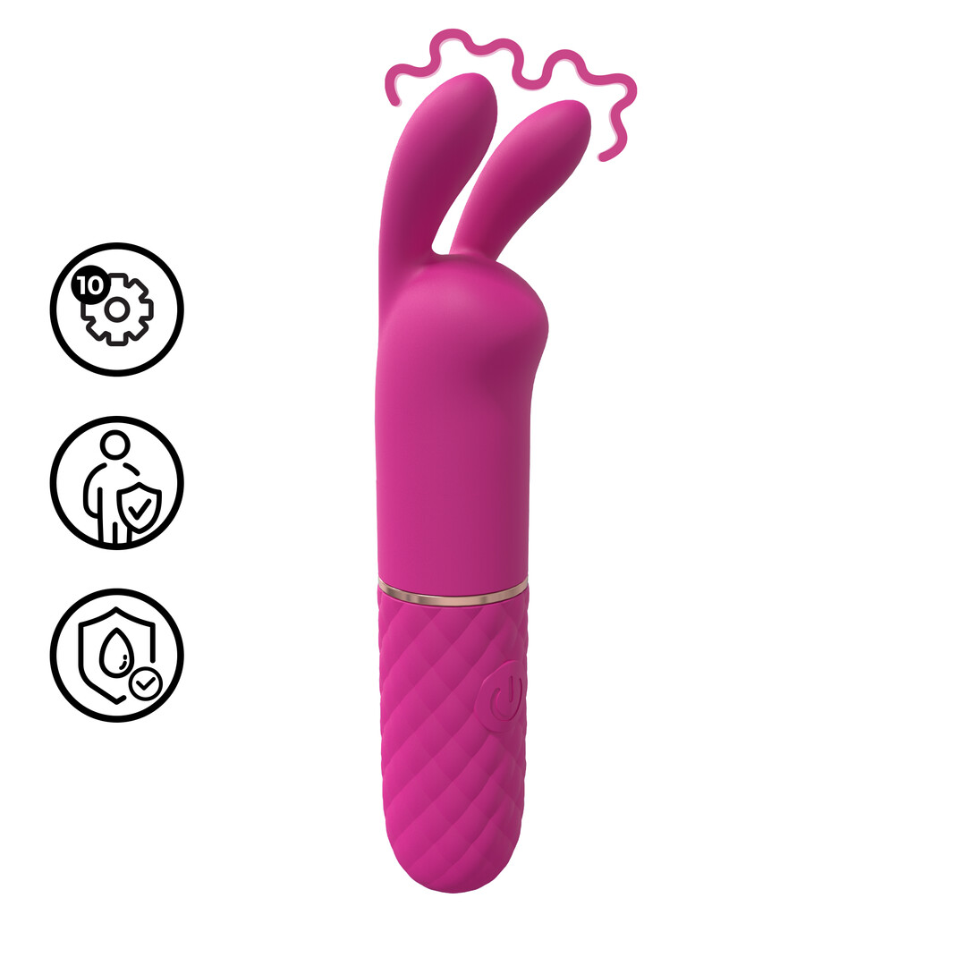 Loveline by shots Mini Konijn Vibrator - Roze (8714273021403)
