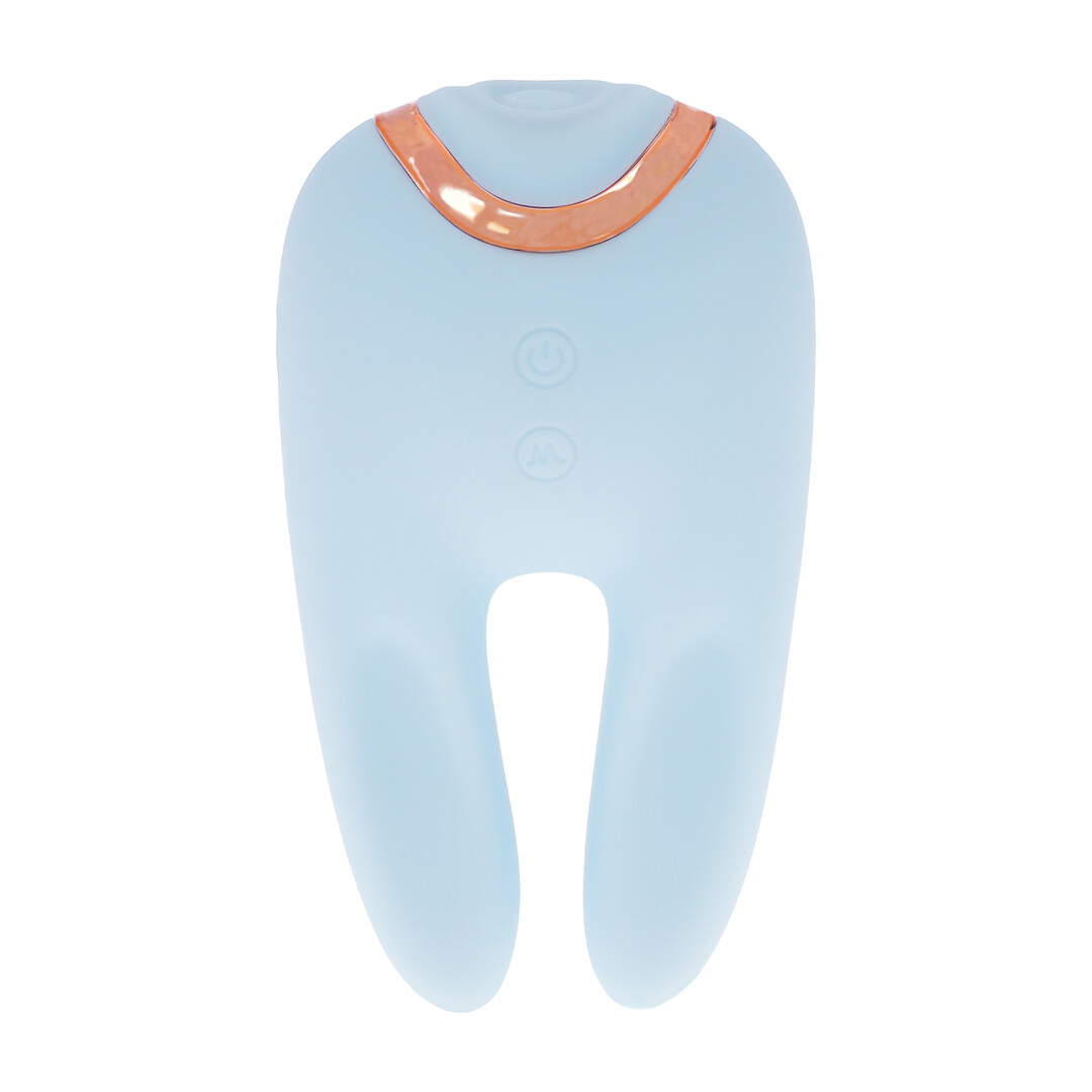 Loveline by shots Bonnie - Dubbelzijdige Tapping Vibrator - Blauw (8714273059758)