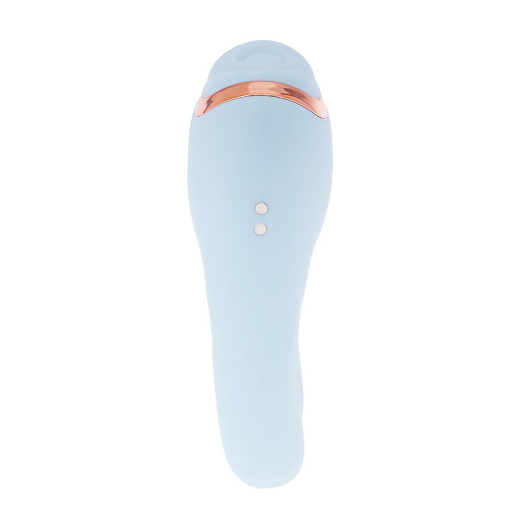 Loveline by shots Bonnie - Dubbelzijdige Tapping Vibrator - Blauw (8714273059758)