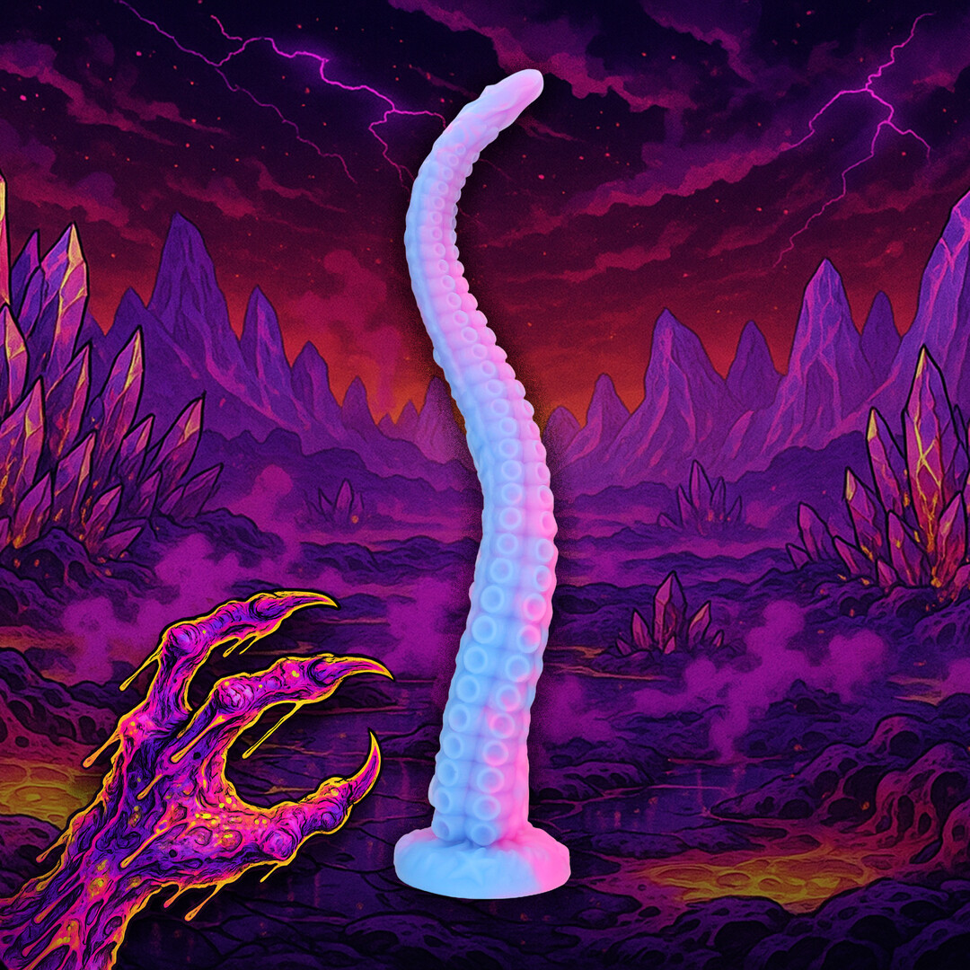 Ouch! by shots Tentacle Serpent - Anal Snake - 19.7 / 50 cm - Purple/Blue (8714273024435)