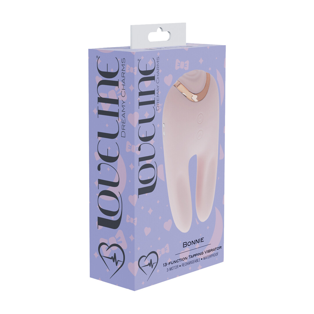 Loveline by shots Bonnie - Dubbelzijdige Tapping Vibrator - Roze (8714273059772)