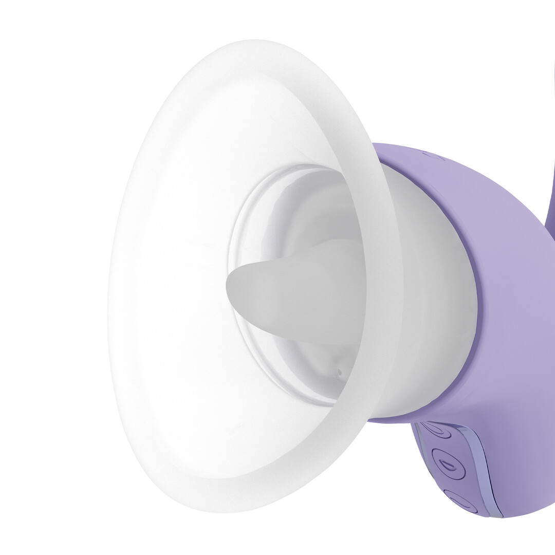 Vive by shots CallaLily - G-Spot Tap Vulva Borstzuiger en Tong Stimulator - Lavendel (8714273030085)