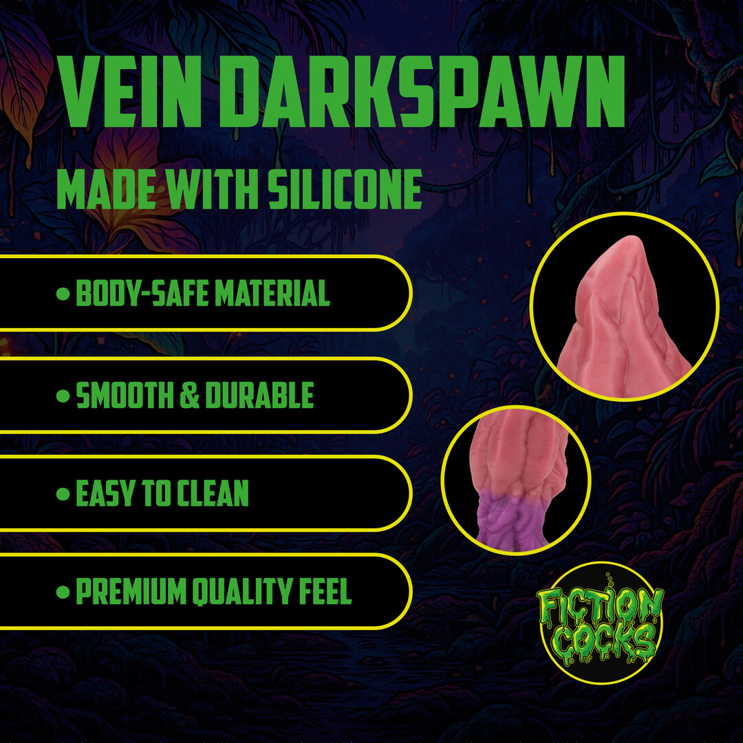 Ouch! by shots Vein Darkspawn - Silicone Butt Plug - Purple (8714273024480)
