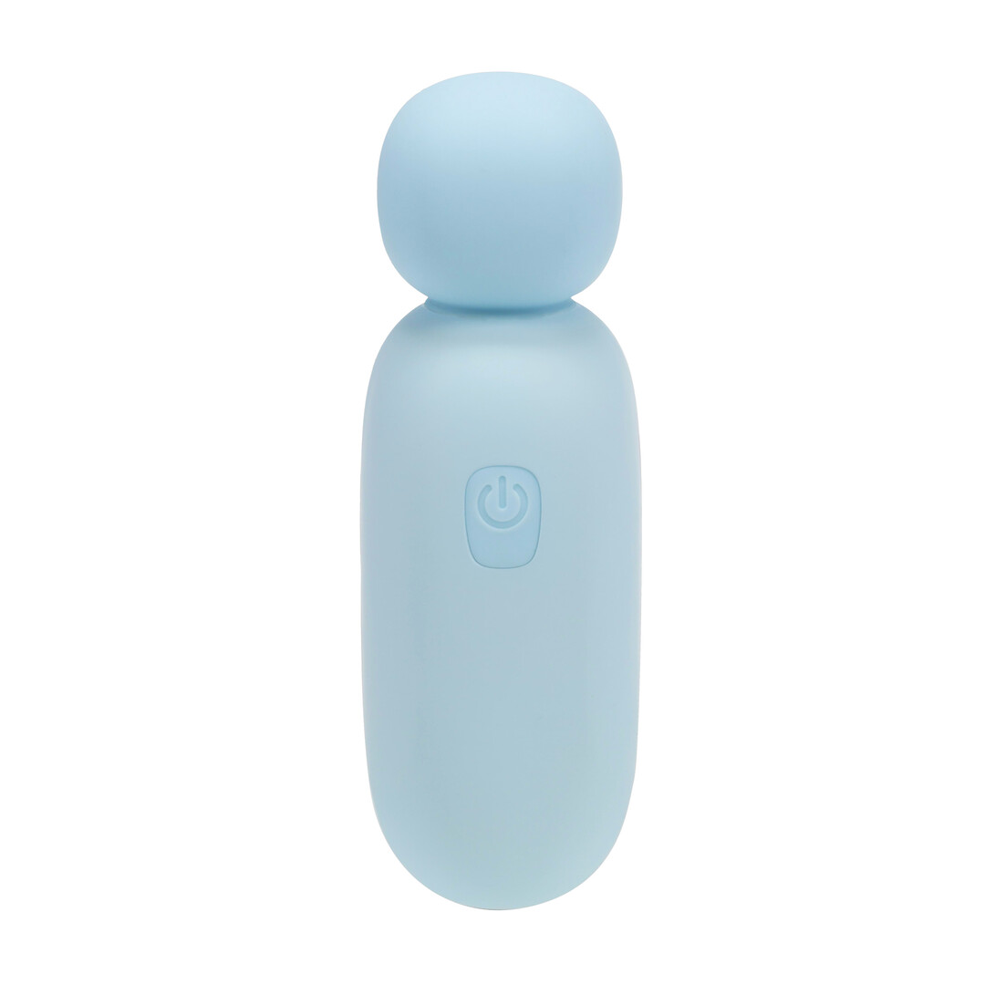 Loveline by shots Mochi - Mini Chunky Wand Vibrator - Blauw (8714273060174)