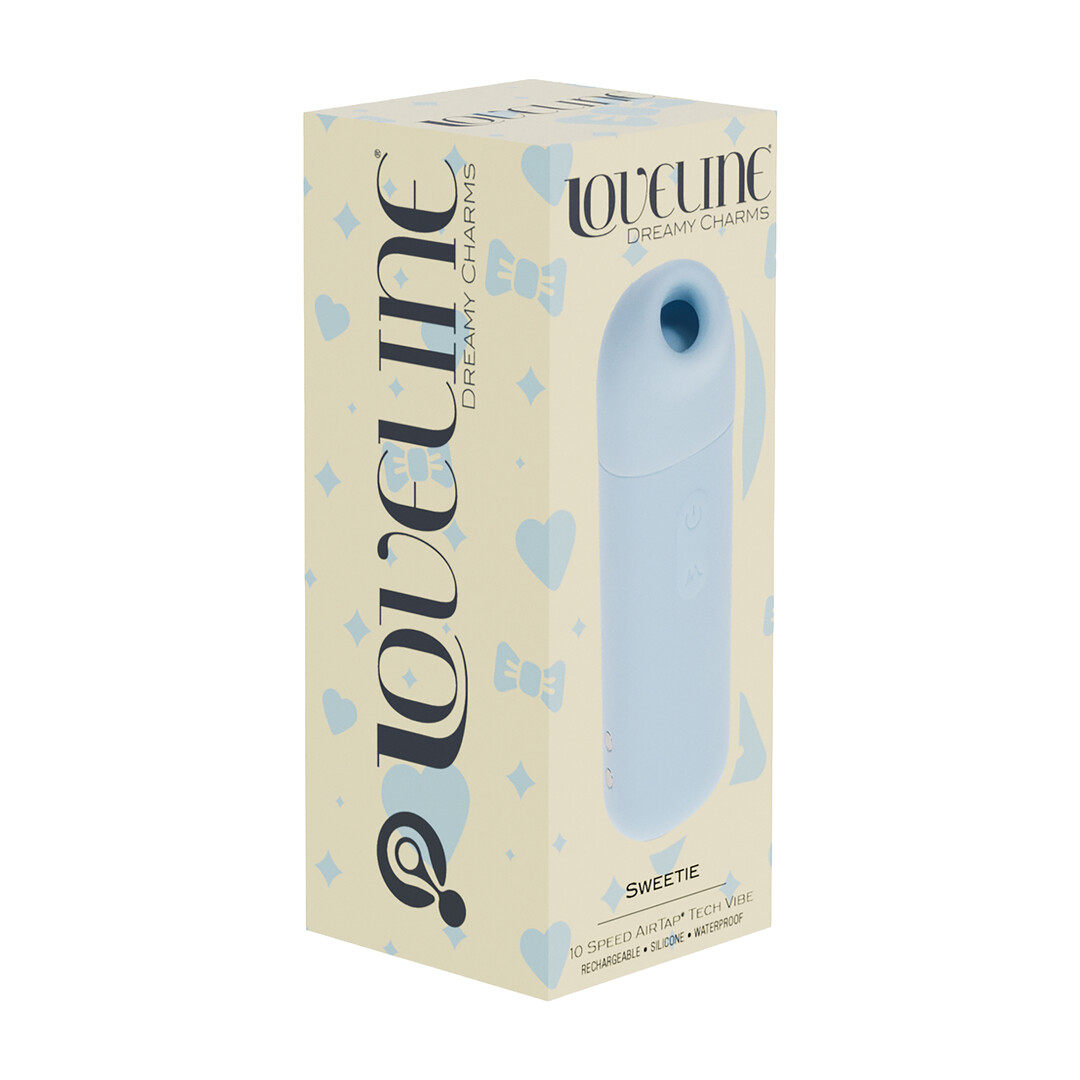 Loveline by shots Sweetie - AirTap Vibrator - Blauw (8714273059826)