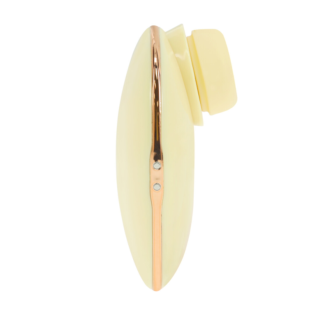 Loveline by shots Dreamsicle - Compact AirTap Vibrator met Twee Hoofdaccessoires - Geel (8714273059680)