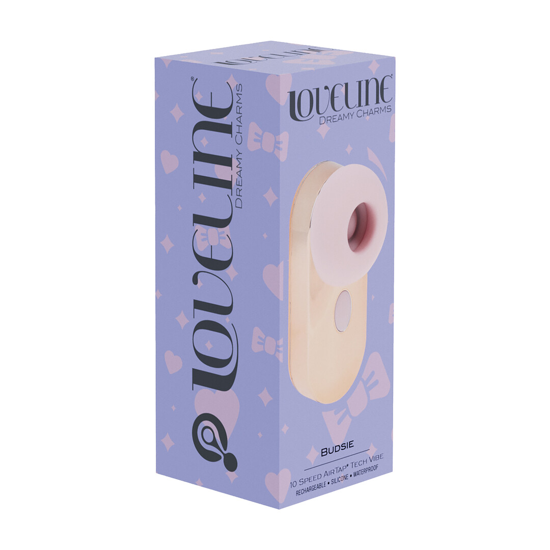 Loveline by shots Budsie - Oordopvormige AirTap Vibrator - Roze (8714273059888)
