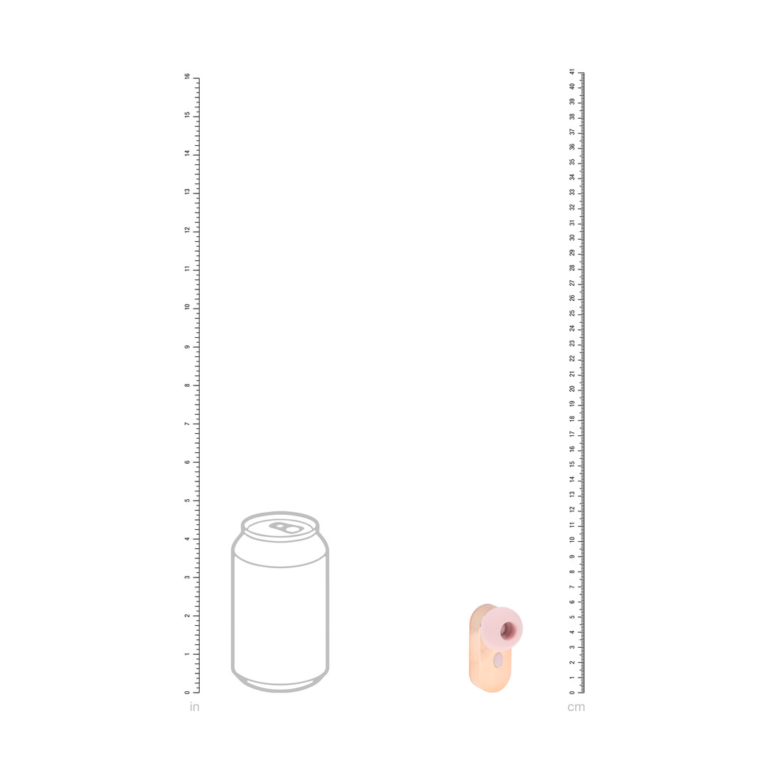 Loveline by shots Budsie - Oordopvormige AirTap Vibrator - Roze (8714273059888)