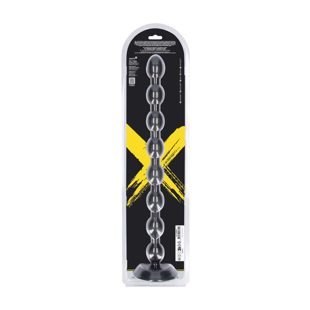 Ouch! by shots Chain Reaction - Anal Plug - 49 cm - Black (8714273017512)