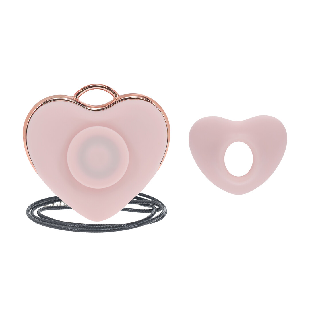 Loveline by shots Luvie - Hartvormige AirTap Vibrator - Roze (8714273059819)