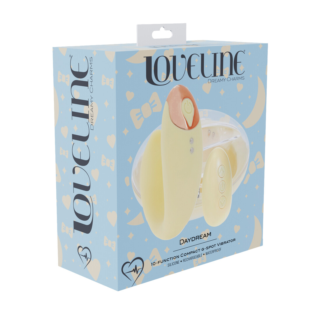 Loveline by shots Daydream - Compact G-Spot Vibrator met Afstandsbediening - Geel (8714273059710)