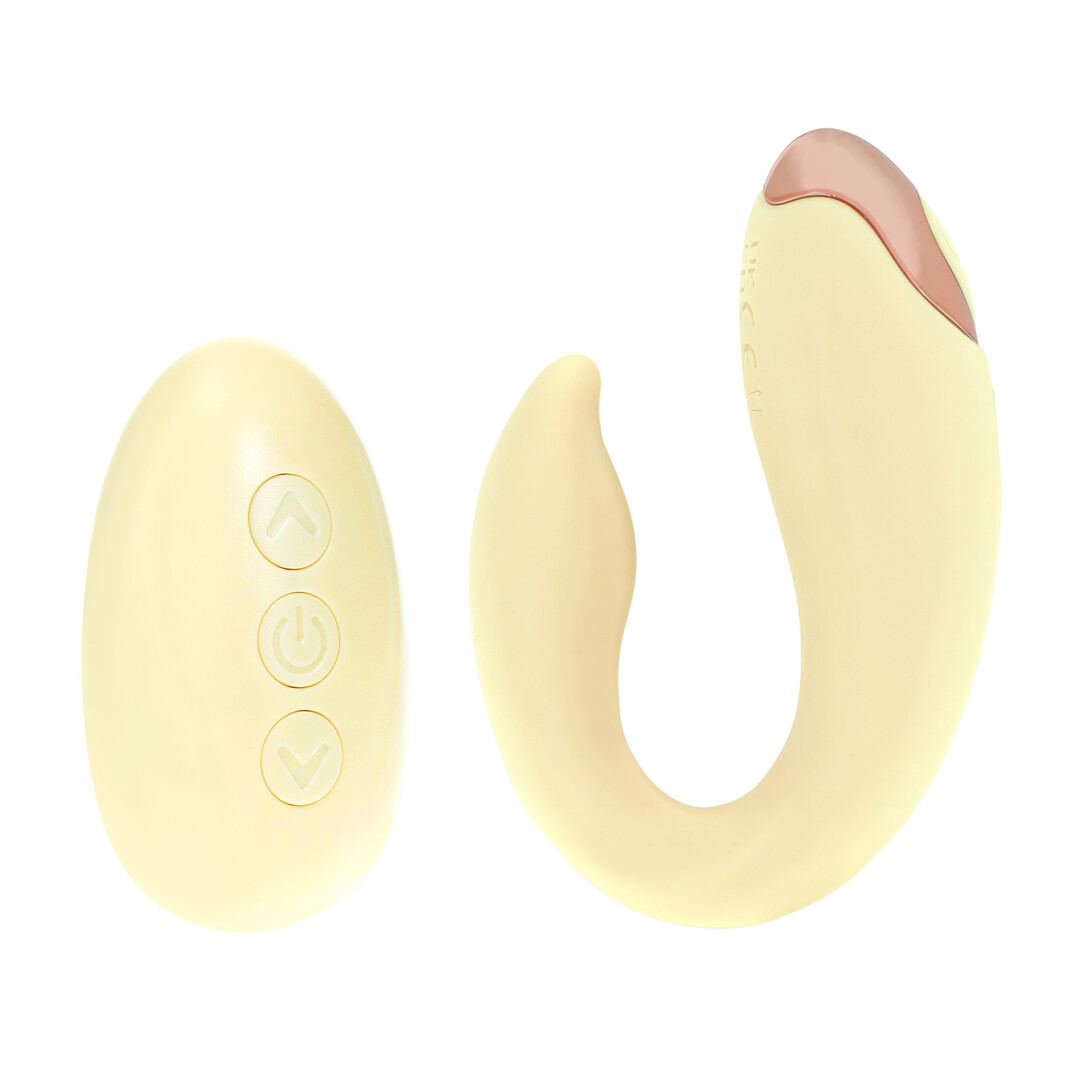Loveline by shots Daydream - Compact G-Spot Vibrator met Afstandsbediening - Geel (8714273059710)