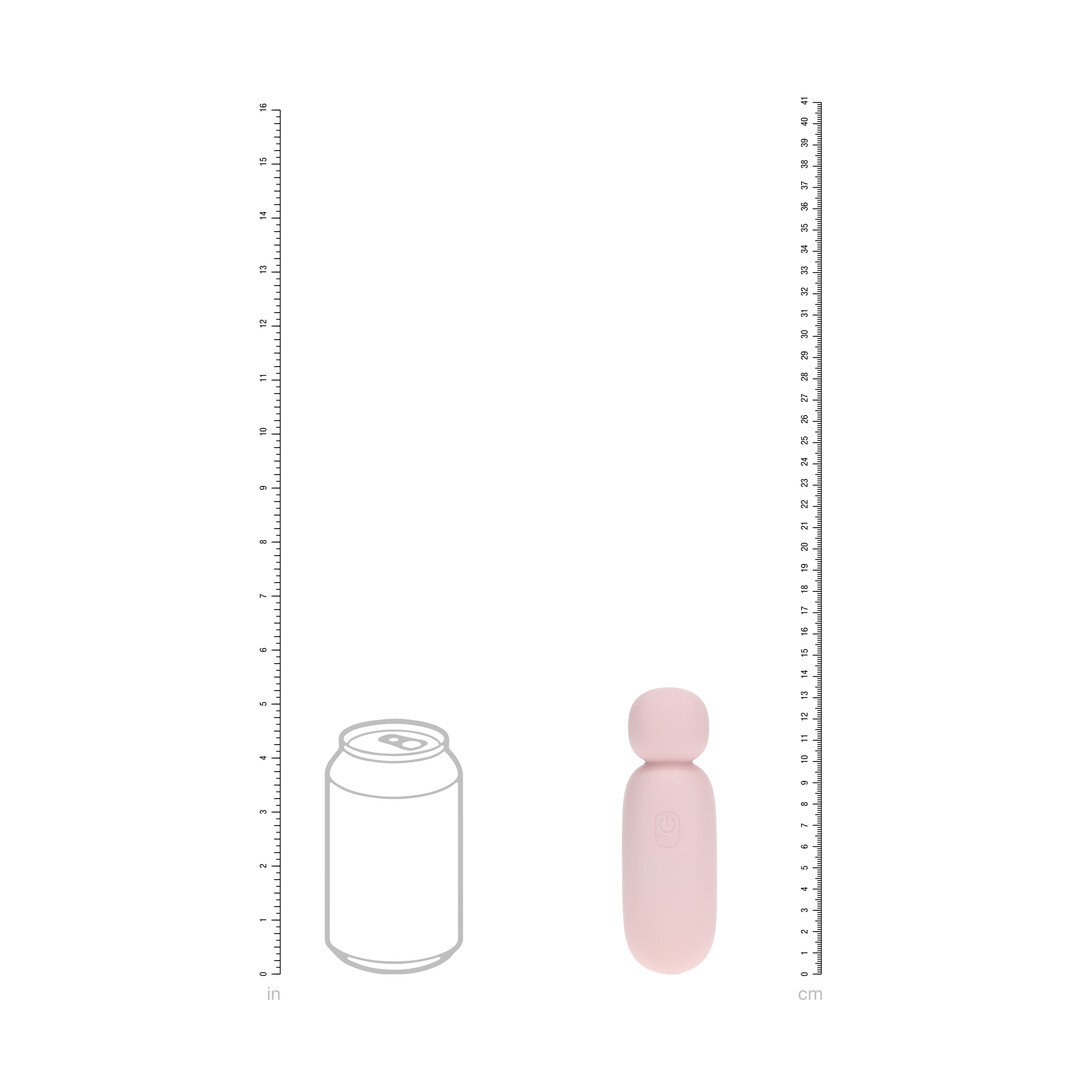 Loveline by shots Mochi - Mini Chunky Wand Vibrator - Roze (8714273060198)