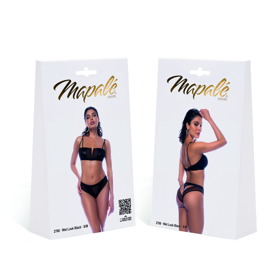 Mapalé Rock Star - Balcolonette Twee Delige Bh Set - L/XL - Nat Look Zwart (190602113359)