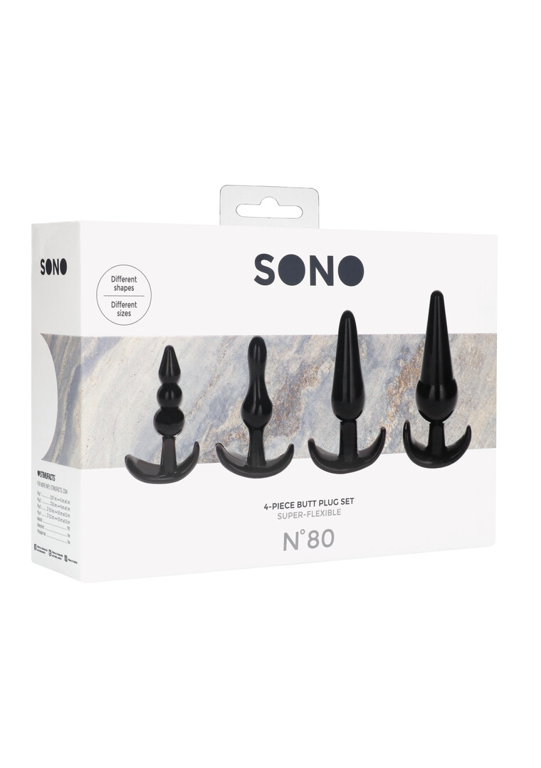Sono by shots No.80 - 4-delige Butt Plug Set (8714273524584)