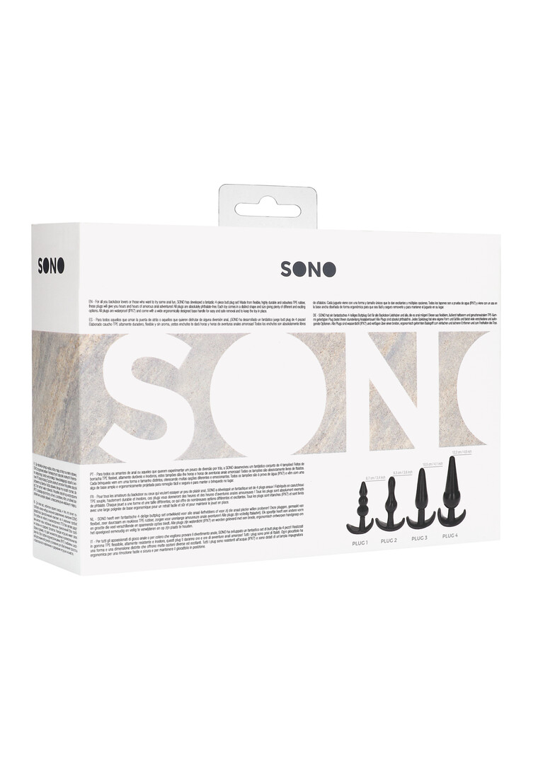 Sono by shots No.80 - 4-delige Butt Plug Set (8714273524584)
