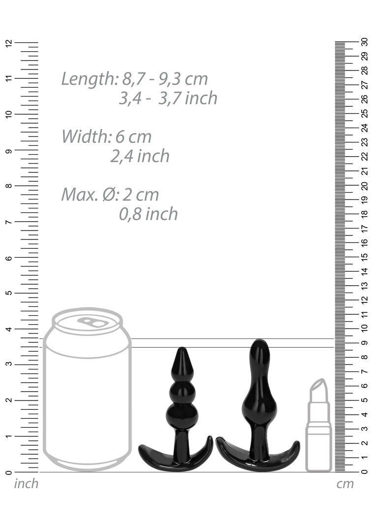 Sono by shots No.80 - 4-delige Butt Plug Set (8714273524584)