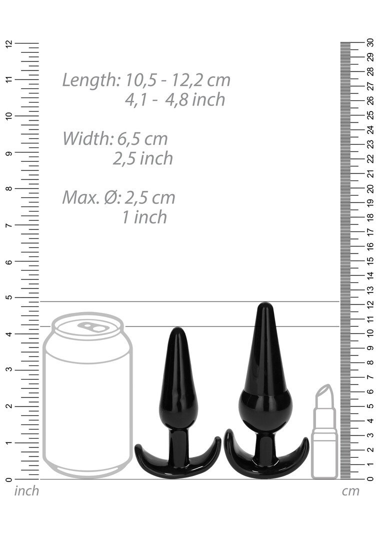 Sono by shots No.80 - 4-delige Butt Plug Set (8714273524584)