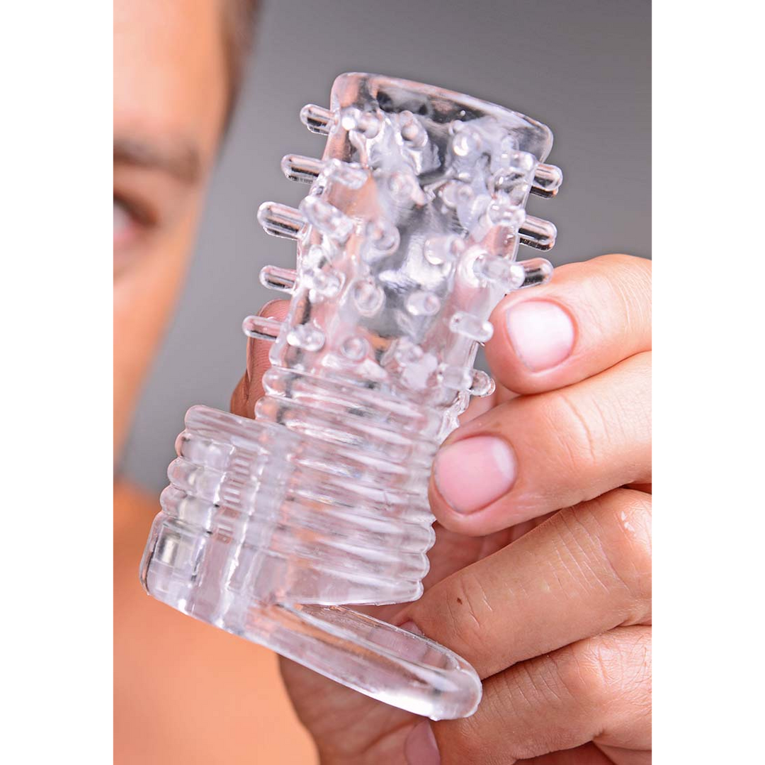 Xr brands Vibrerende Textured Erectiesleeve (848518019431)