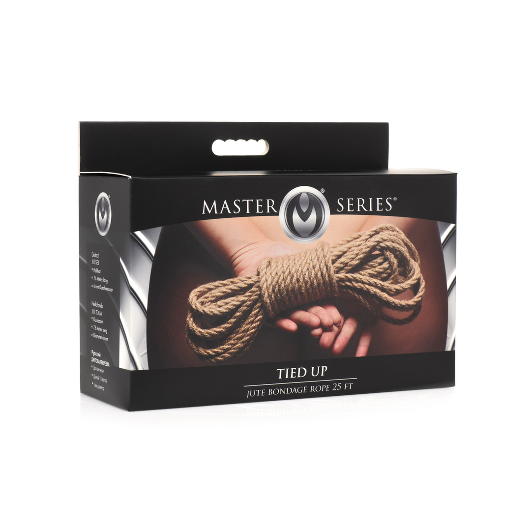 Xr brands Tied Up - Jute Bondage Touw - 25 ft / 7,6 mtr (848518051899)