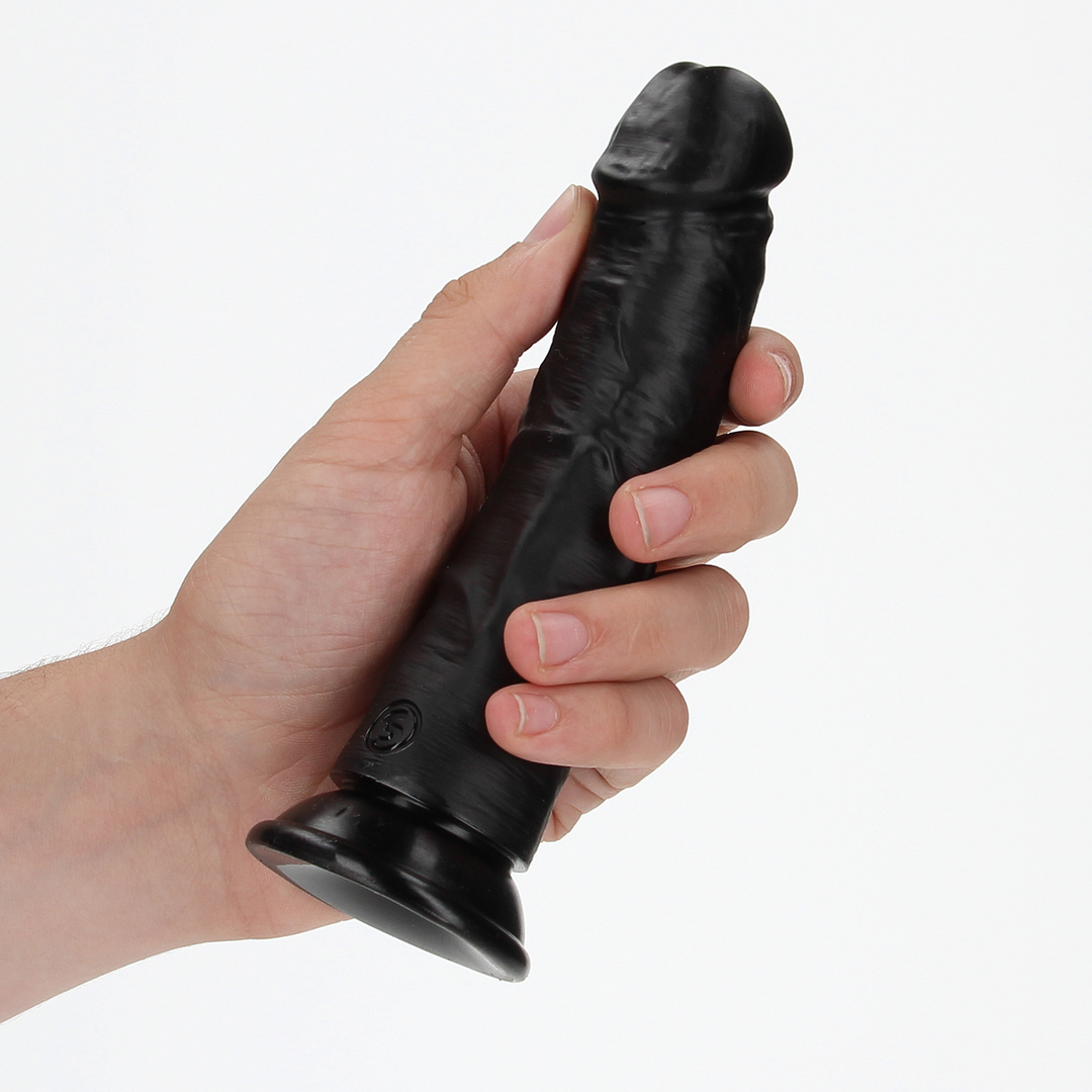 Realrock by shots Gebogen Realistische Dildo met Zuignap - 6 / 15,5 cm (7423522626610)
