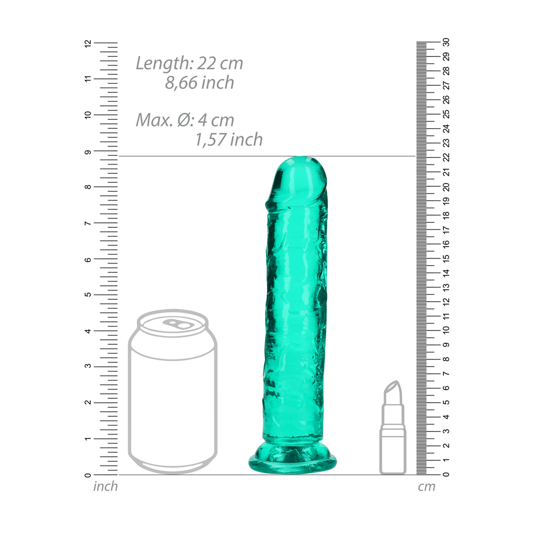Realrock by shots Rechtdoorrijgende Realistische Dildo met Zuignap - 8'' / 20 (8714273525048)