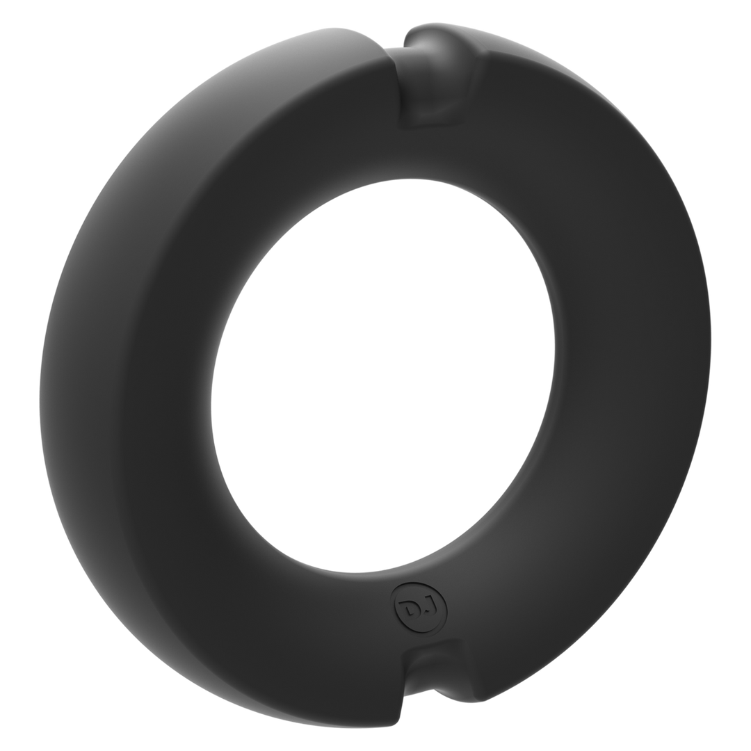 Doc johnson De Paradox - Silicone/Metal Cock Ring - 45mm - Zwart (782421089788)