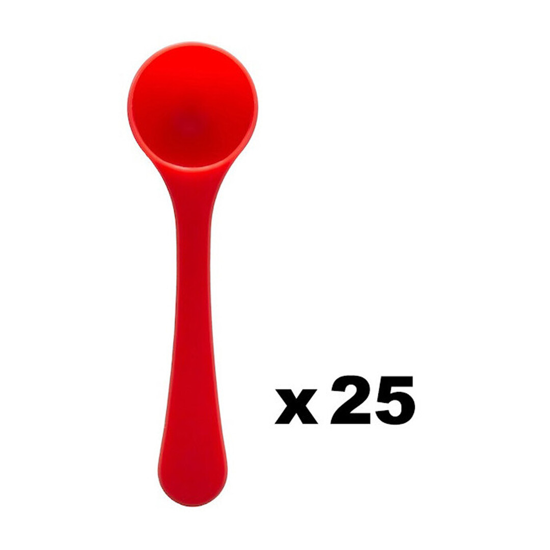 Fuck  fist Verpakking van 25 Rode Lepels - 0,21 oz / 6 gr Dosering (3662811976775)