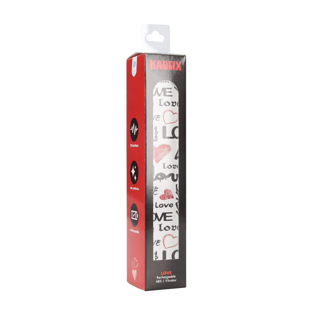 S-line by shots Kaotix - Love - Oplaadbare Vibrator - Wit (8714273059345)