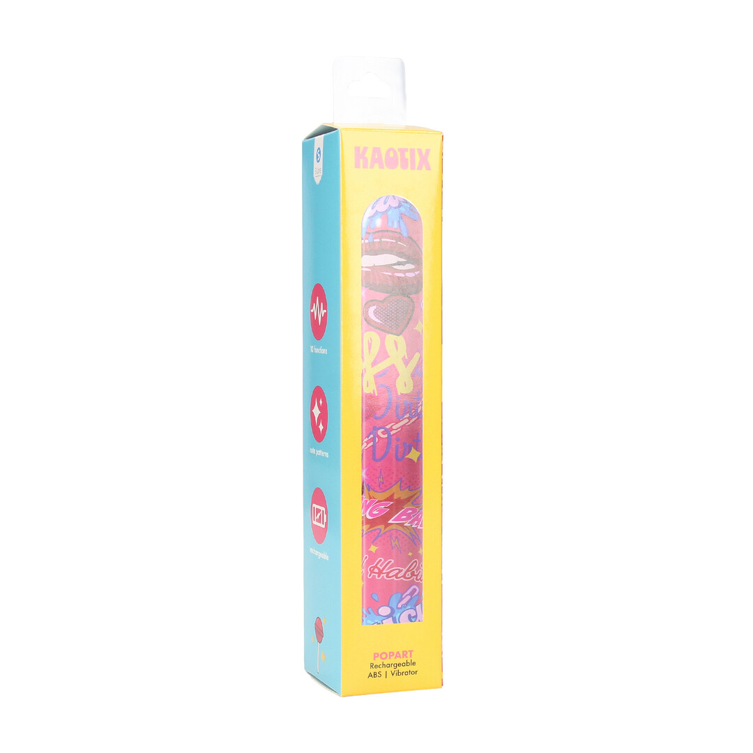 S-line by shots Kaotix - Pop Art - Oplaadbare Vibrator - Roze (8714273059291)