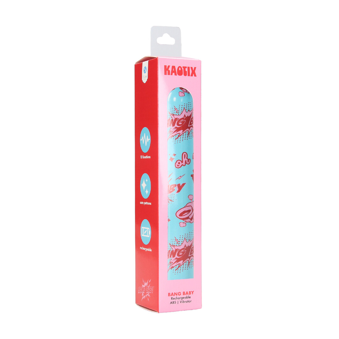 S-line by shots Kaotix - Bang Baby - Oplaadbare Vibrator - Blauw (8714273059277)